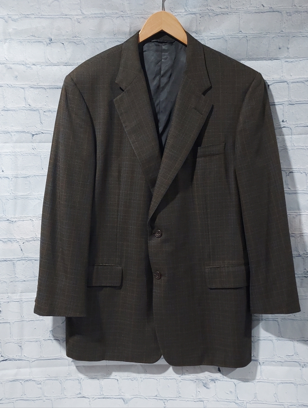 Hickey Freeman Mens Canterbury 44 R Wool Silk Blend Blazer Business Casual FAIR